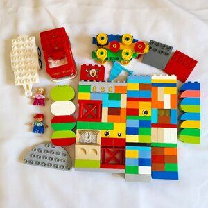 Lego Duplo Creative Brick Lot Blocks Minifigures Vehicles Wheeled Bases  FT